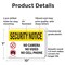 Signmission No Camera No Video No Cell Phone OSHA Security Notice Sign, Plastic, 10in W x 7in L, 2PK OS-2PACK-SN-P-710-L-11580 - alternate 4